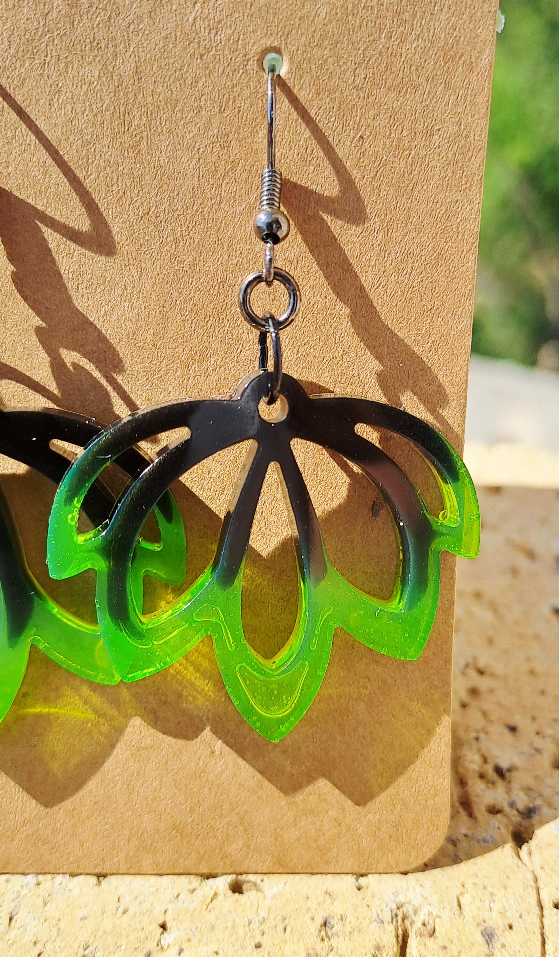 Boucles d'oreilles fleurs de lotus
