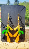 Boucles d'oreilles artisanales dansantes